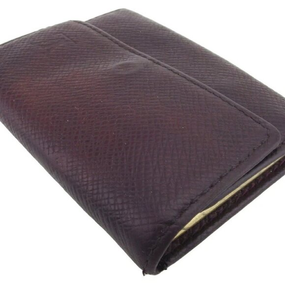 LOUIS VUITTON Key holder Brown purple gold Women M30536 Authentic secondhand
